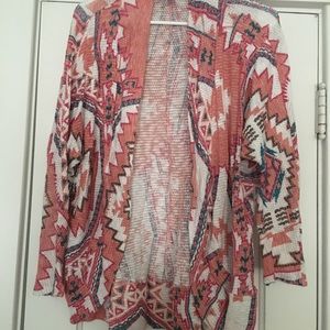 Aztec pattern cardigan